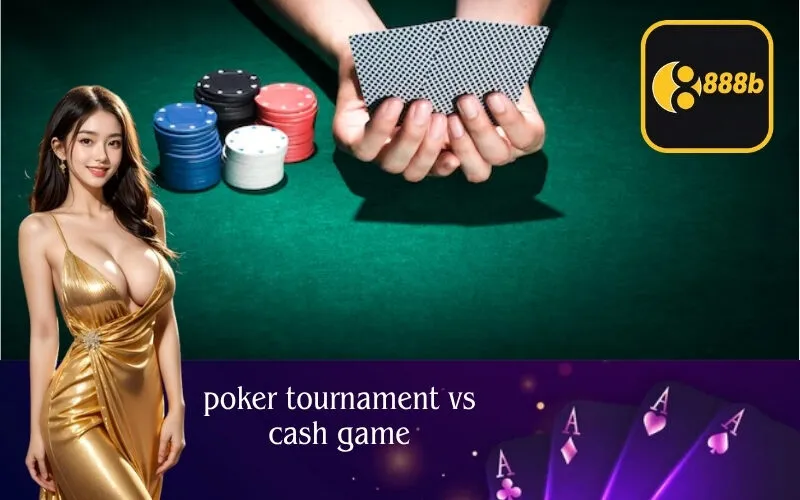 poker tournament vs cash game